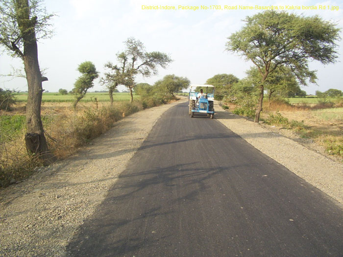 District-Indore, Package No-1703, Road Name-Basandra to Kakria bordia Rd 1